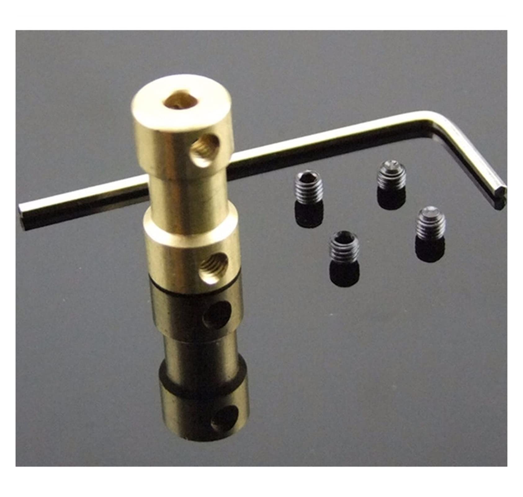 WAAZVXS Coupler 3pcs 2mm 2.3mm 3mm 3.175mm 4mm for Motor Transmission Shaft Coupling Coupler D9L20 (Inner Diameter : 2mmx3mm)