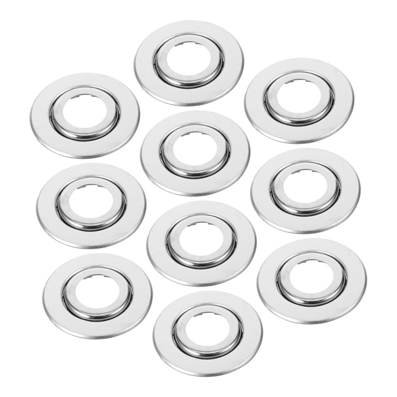 HOMOBABE 20pcs Fire Sprinkler Cover Plates 3/4 Inch Stainless Steel Escutcheon Replacement Plates Wall-mounted Sprinkler Head Protector Round Flange