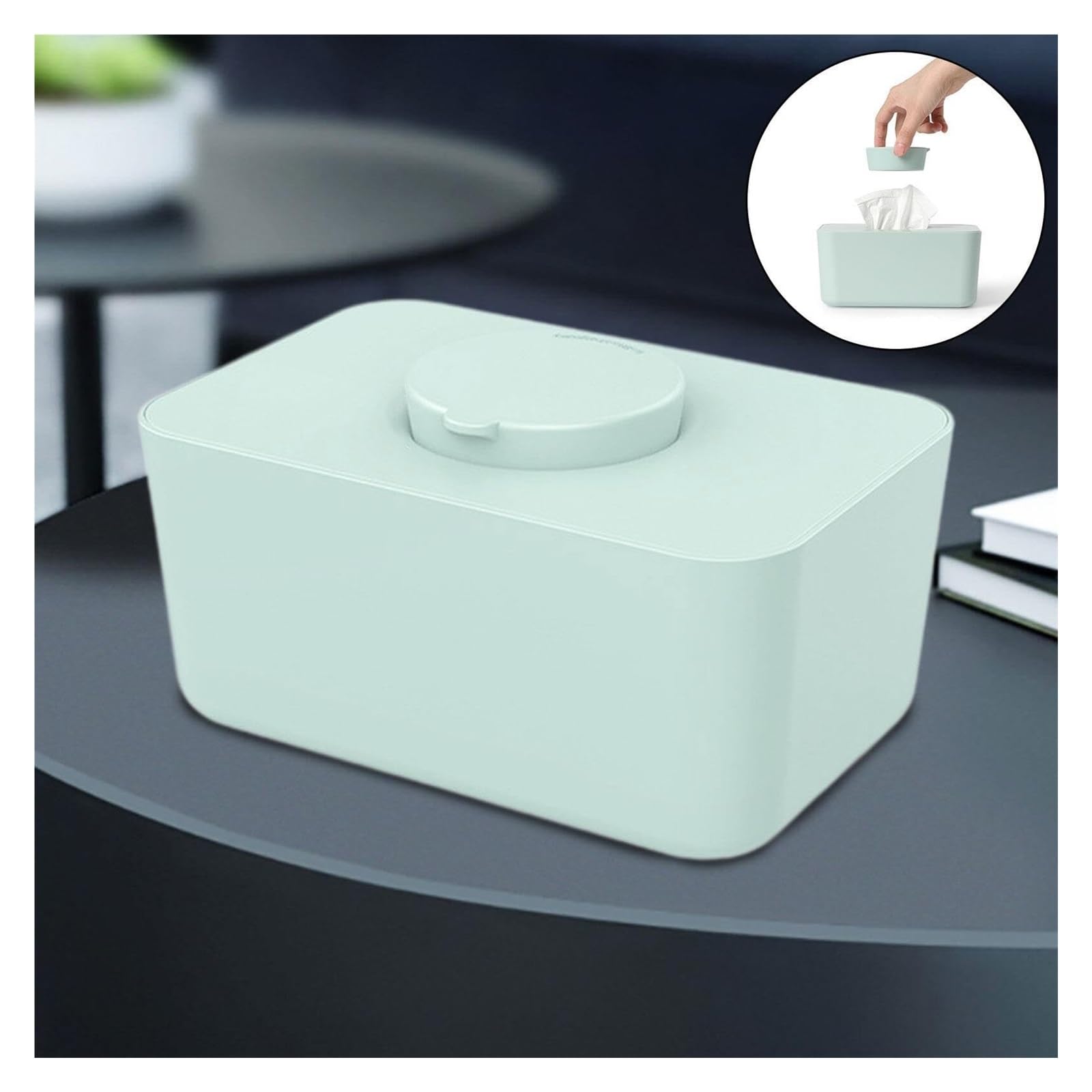 Porte-mouchoirs Boîte à mouchoirs, conteneur, accès Facile, Distributeur de Simples, étui Serviettes pour Une Nouvelle Maison