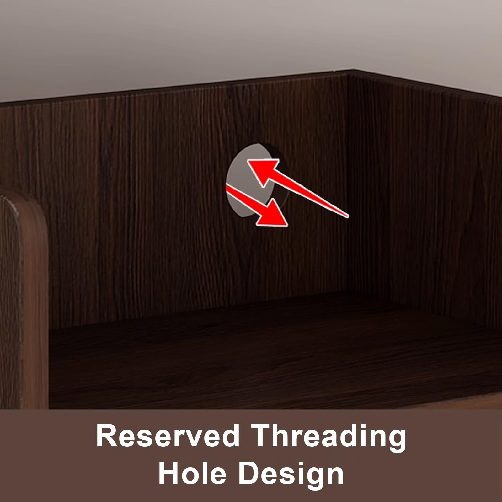 Mesa para Impresora con Ruedas Tablero Ecológico de Madera Maciza Muebles Oficina con Cajones de Almacenamiento para Hogar Estudio Montaje Flexible(Natural,53 * 40 * 45cm)