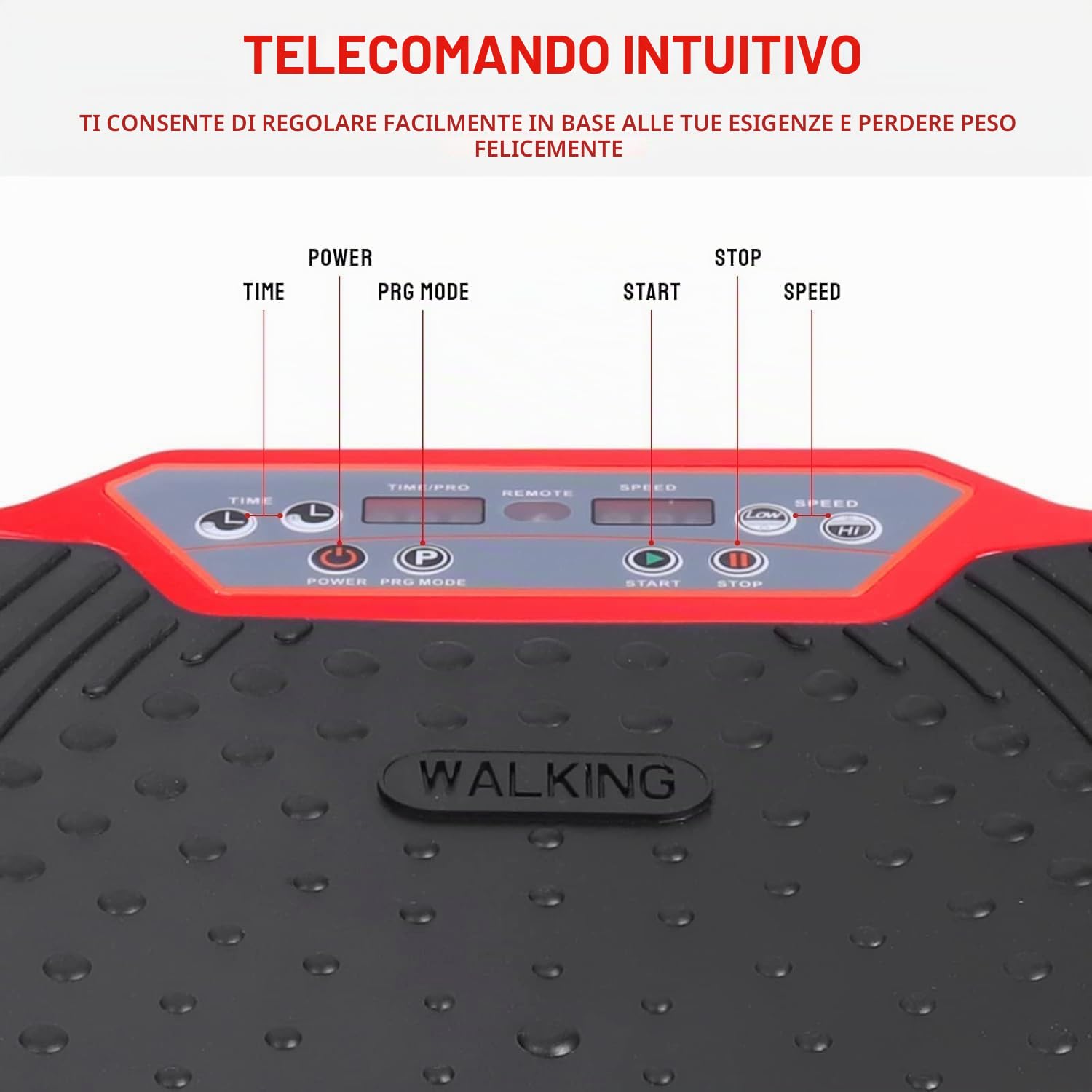 LIFERUN Pedana Vibrante,120 Livelli di Intensità,10 Programmi di Allenamento,Motore Silenzioso,Dispositivo Fitness Domestico,Allenamento Completo del Corpo,Massaggiatore con Telecomando,180 kg