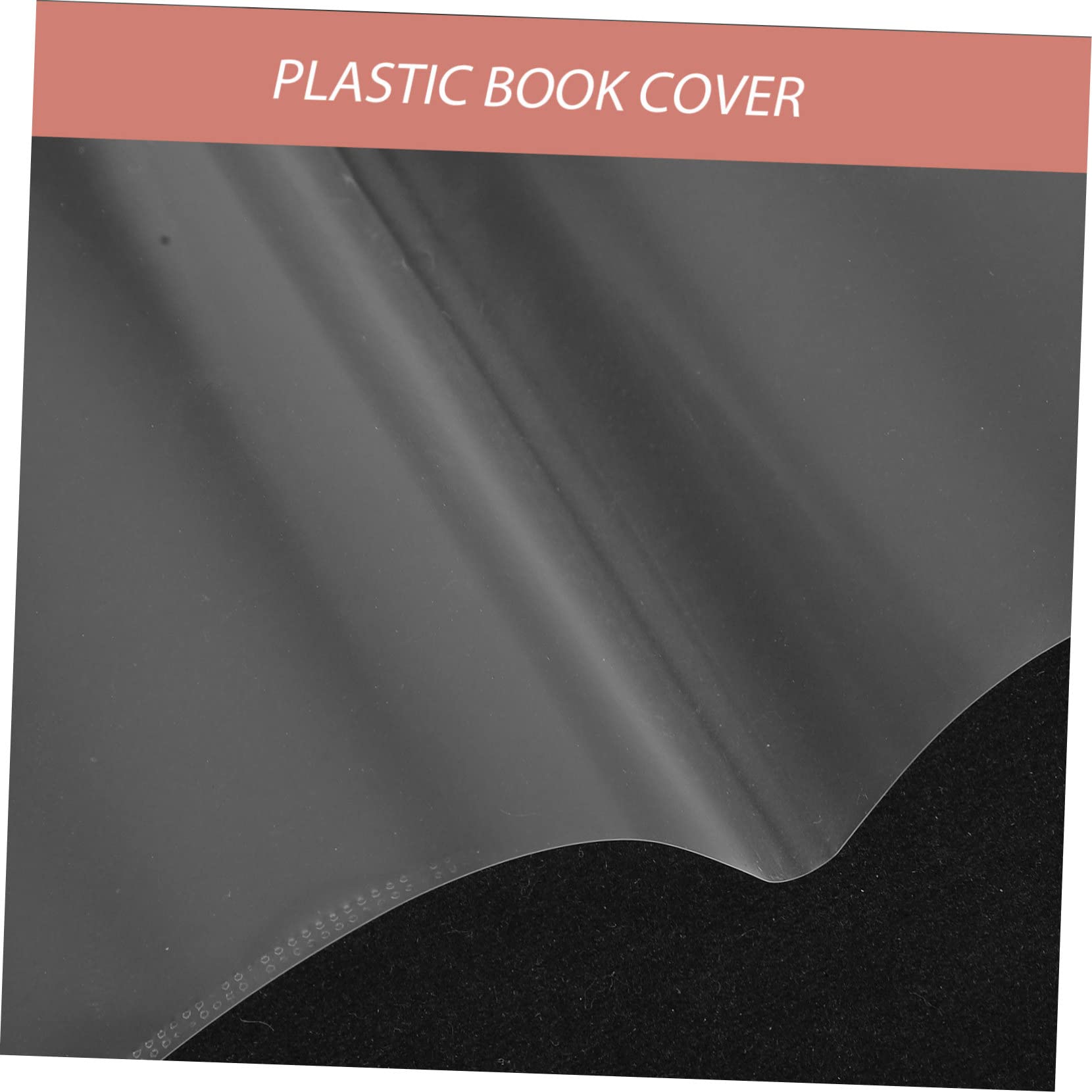 Angoily 80 Pezzi Copertine Trasparenti per Libri Morbidi Protezione per Quaderni e Testi Scolastici Pellicola Protettiva Resistente e per Scuola