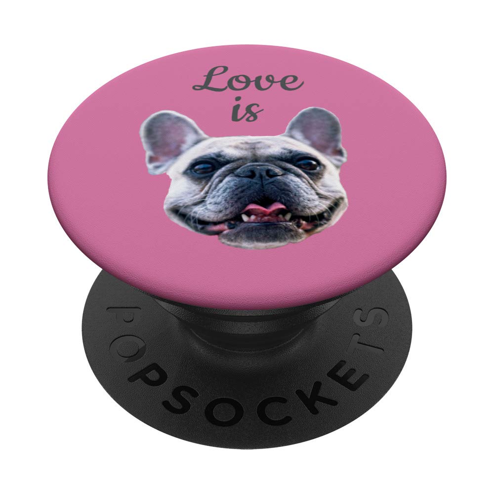 Amazon.com: Love Is French Bulldog Cute Frenchie Mom Pink Dog Puppy Gift :  Cell Phones & Accessories