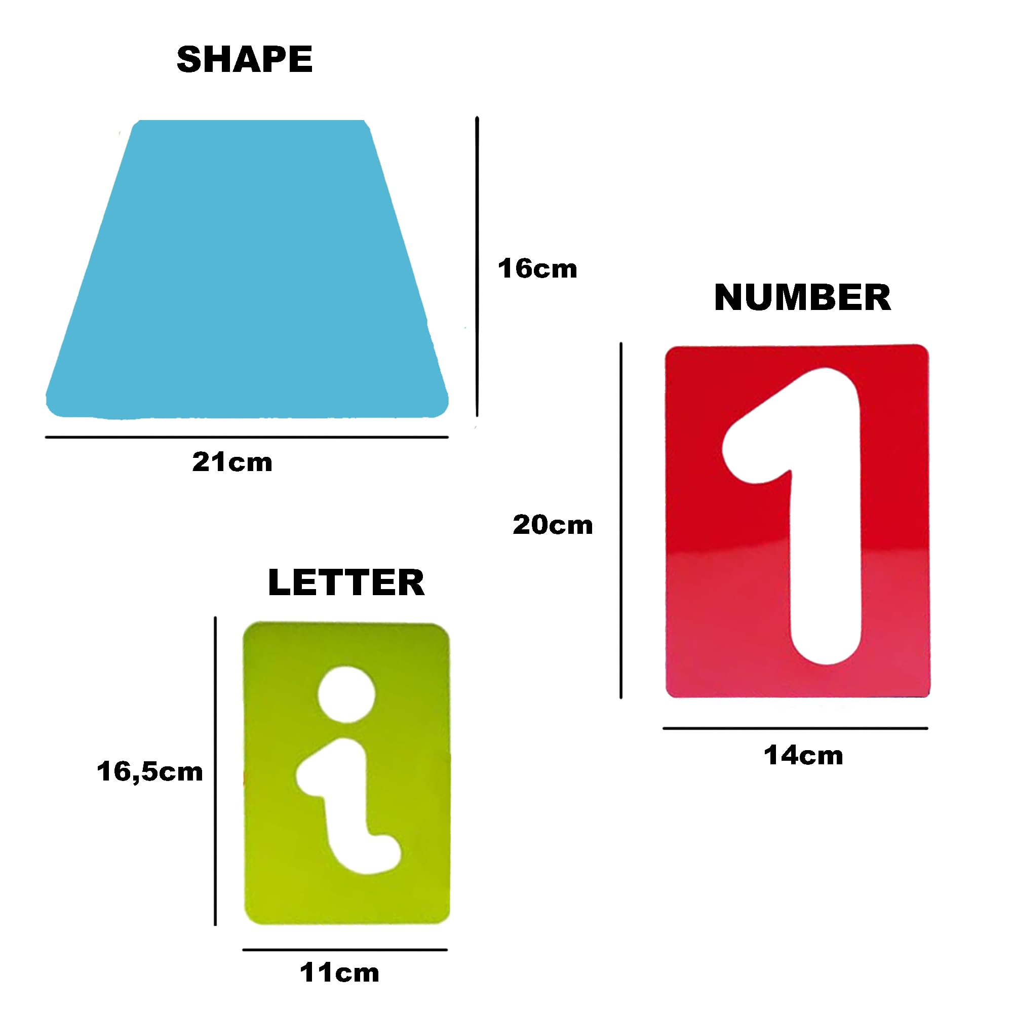 Henbea Stencils Plantillas Traslúcidas Accesorios Mesa de Luz Montessori Stencils FORMAS GEOMETRICAs NUMEROs y LETRAs para Pintar Dibujar Niños Infantiles (12 Formas 10 Numeros y 28 Letras)