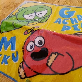 Amazon.co.jp: ガチャピン ムック タオルハンカチ : ファッション