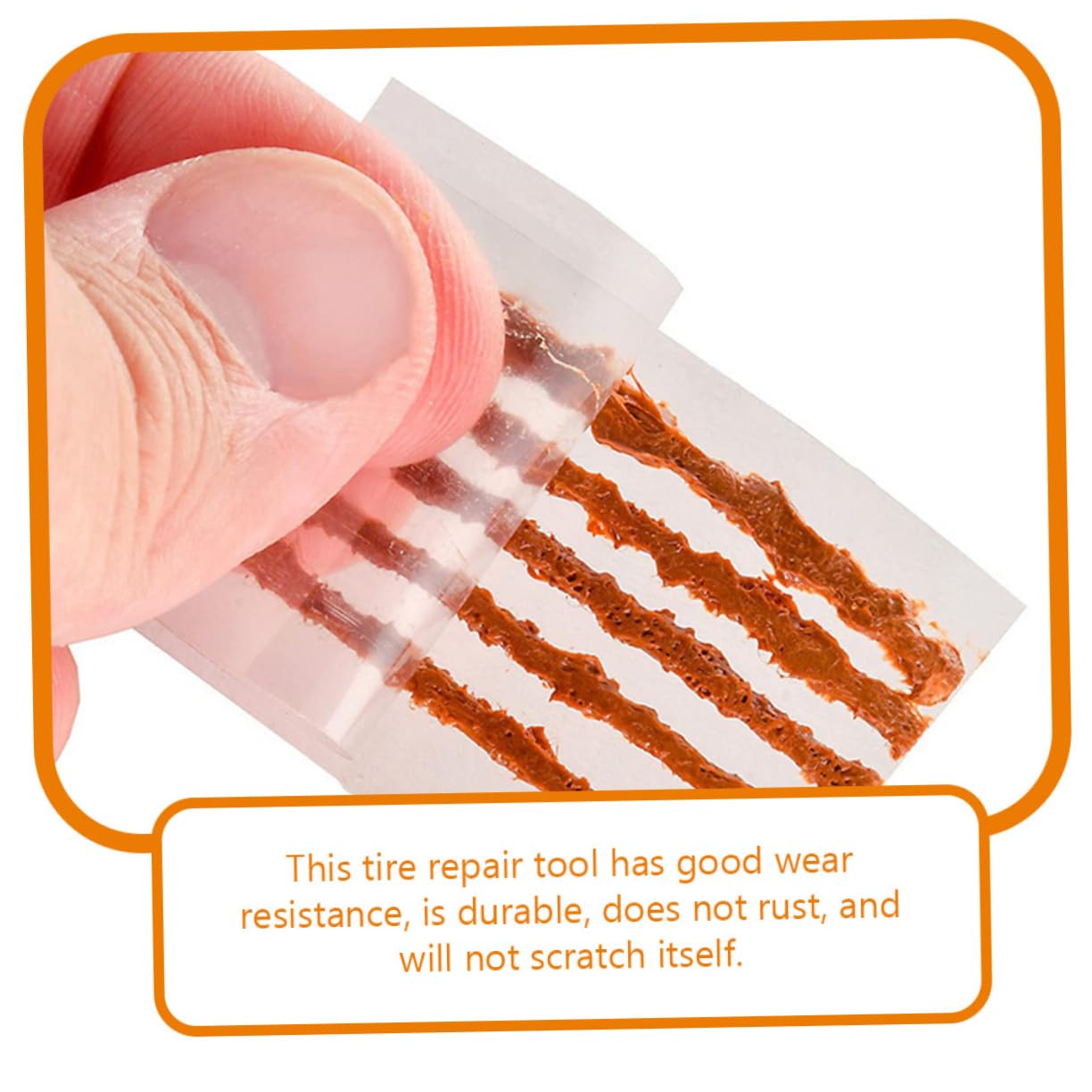 POPETPOP 1 Set Tire Repair Strips Bike Puncture Emergency Tire Plug for Bicycles