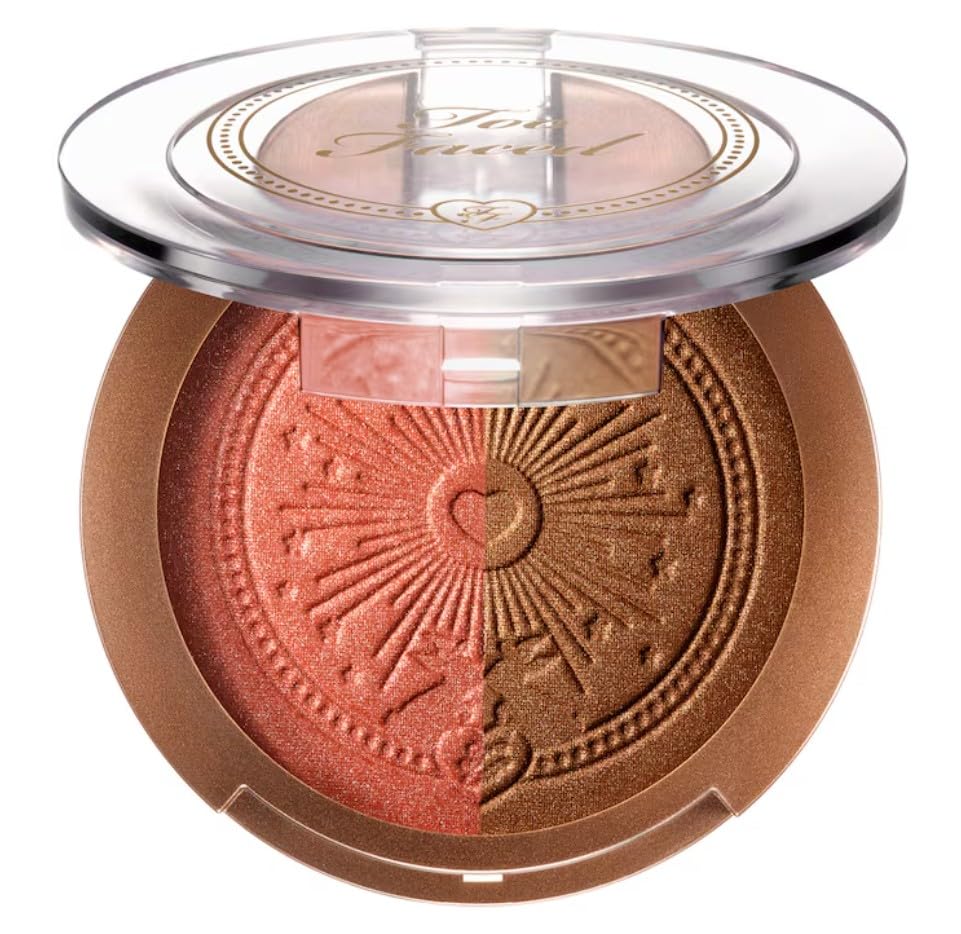Too Faced Cosmetics ORIGINAL | Sun Bunny Bronzer - Polvos bronceadores rosados | by BELLA (8.00 g (Paquete de 1)) (SUNSET BUNNY)