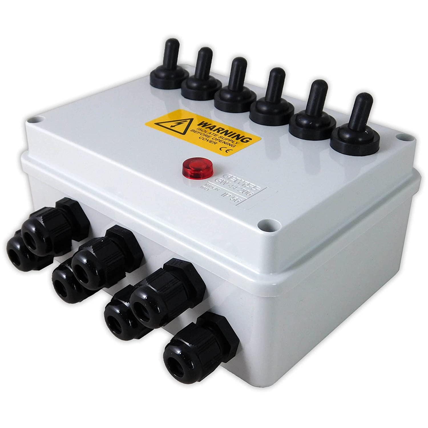 Aquacadabra 6-Way Outdoor Garden Switch Box for Pond Pumps & Lights