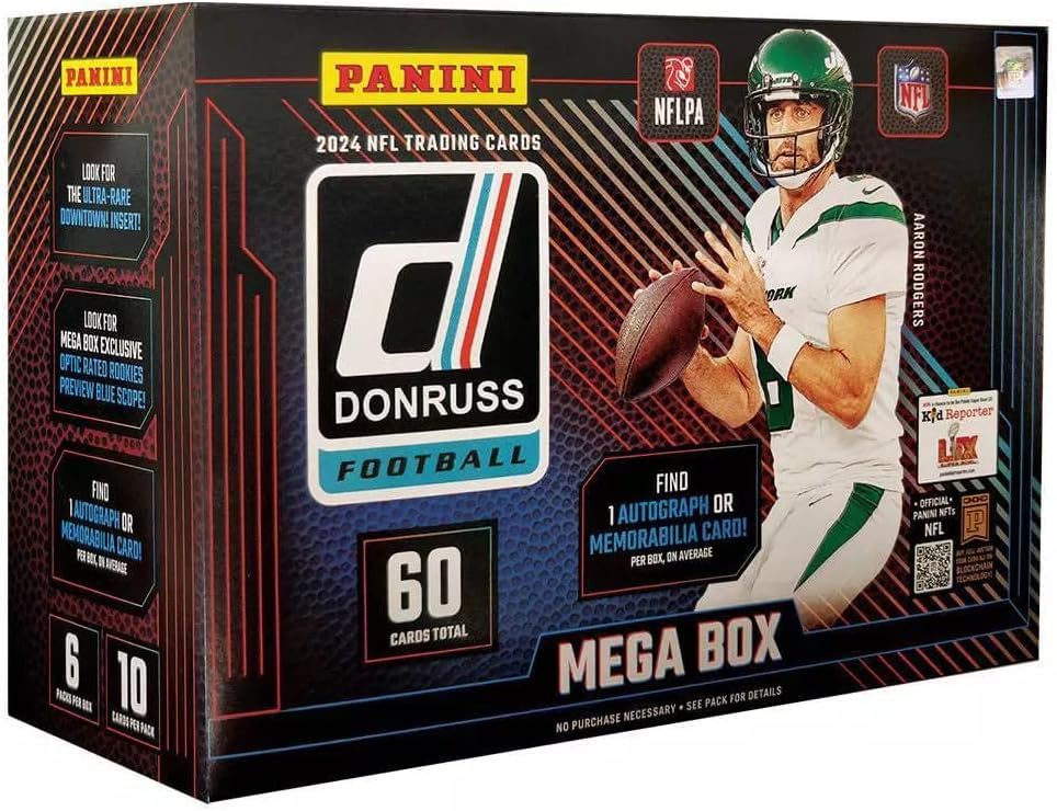 Amazon.com: 2024 Donruss Football Mega Box (60 Cards/Box) : Sports