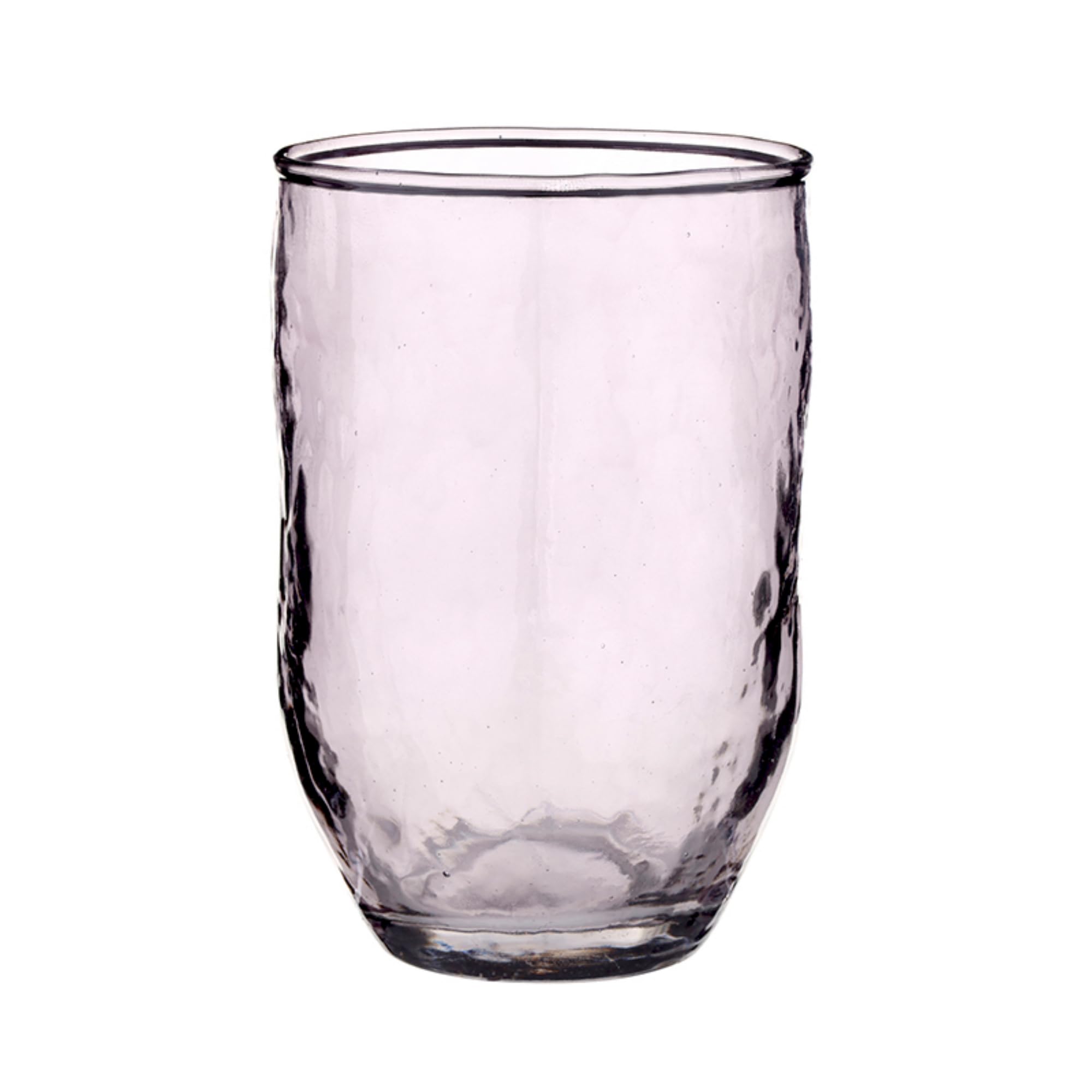 Santa Barbara Design Studio Drinking Glasses - Hammered Glass Water Tumbler, 11-Ounce, Lilac
