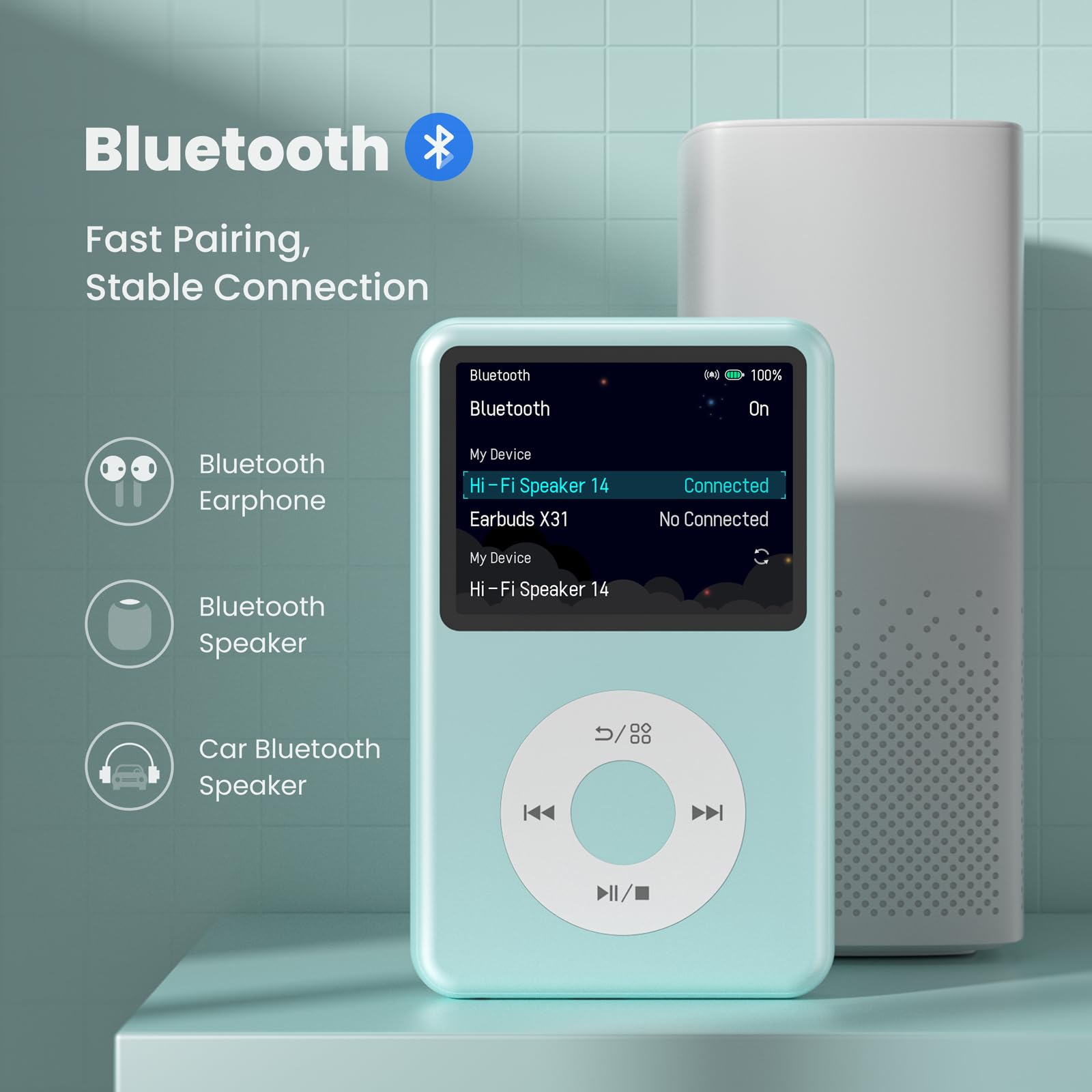 Amazon.com: Mp3 Player with Bluetooth Y1 128G Innioasis Digital