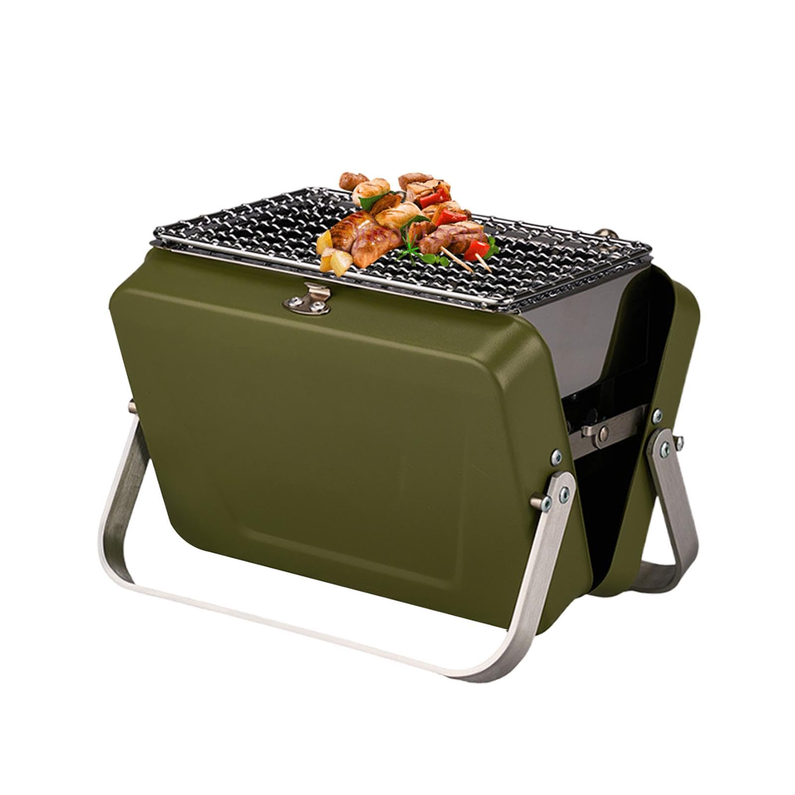 Przenośny grill na węgiel drzewny, kompaktowy grill na węgiel drzewny