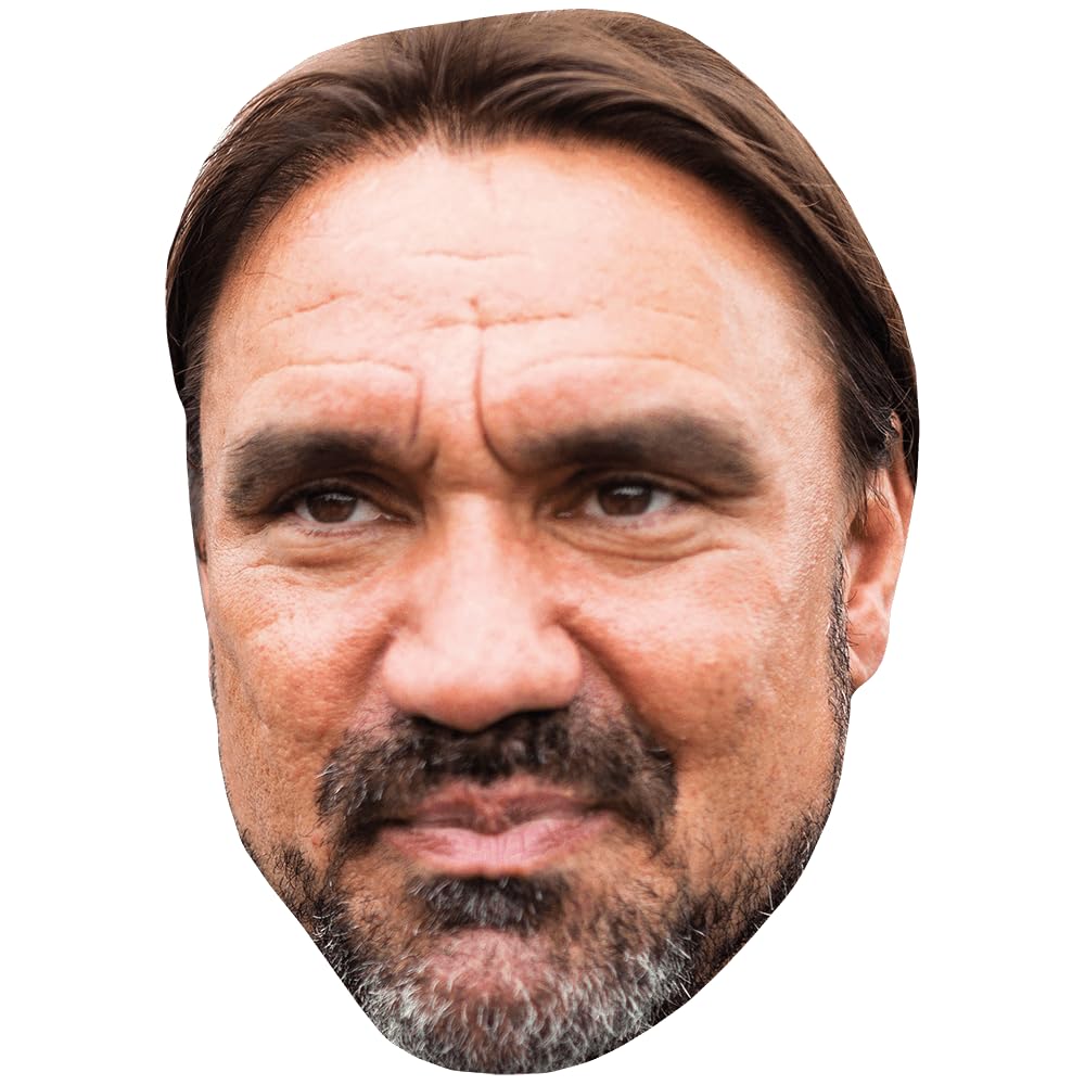 Daniel Farke (Smile) Celebrity Mask, Flat Card Face, Fancy Dress Mask