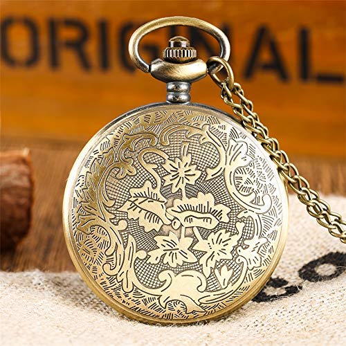 Montre De Poche Maçonnique Quartz – Pendentif Collier Homme/Femme – Style Vintage Élégant