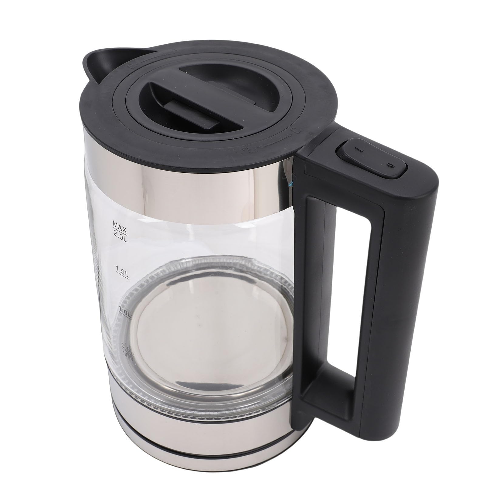 Sonew Tetera Turca Eléctrica para - Infusor de Acero Inoxidable de Ebullición Rápida de 2000 W y Juego de Tetera y de Vidrio de Borosilicato - Hervidor de 2 L con de 0,8 L para Uso Doméstico de