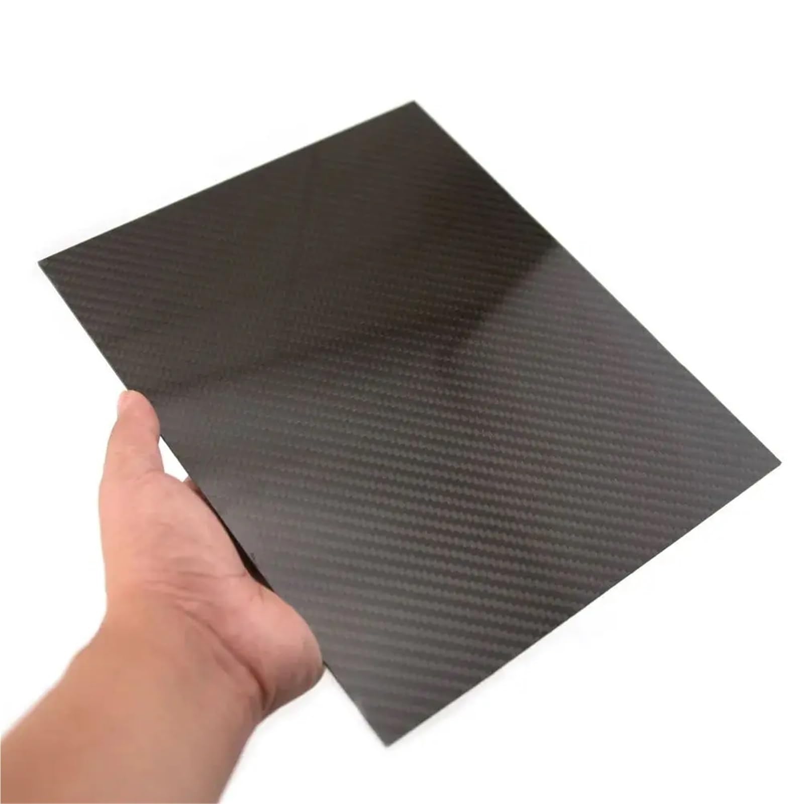 1PC 200x250MM 3K Volle Carbon Faser Blatt Bord Twill Glänzend/Matt Festigkeit Panel Dicke 0,5-5MM(5.0mm Twill Matte)