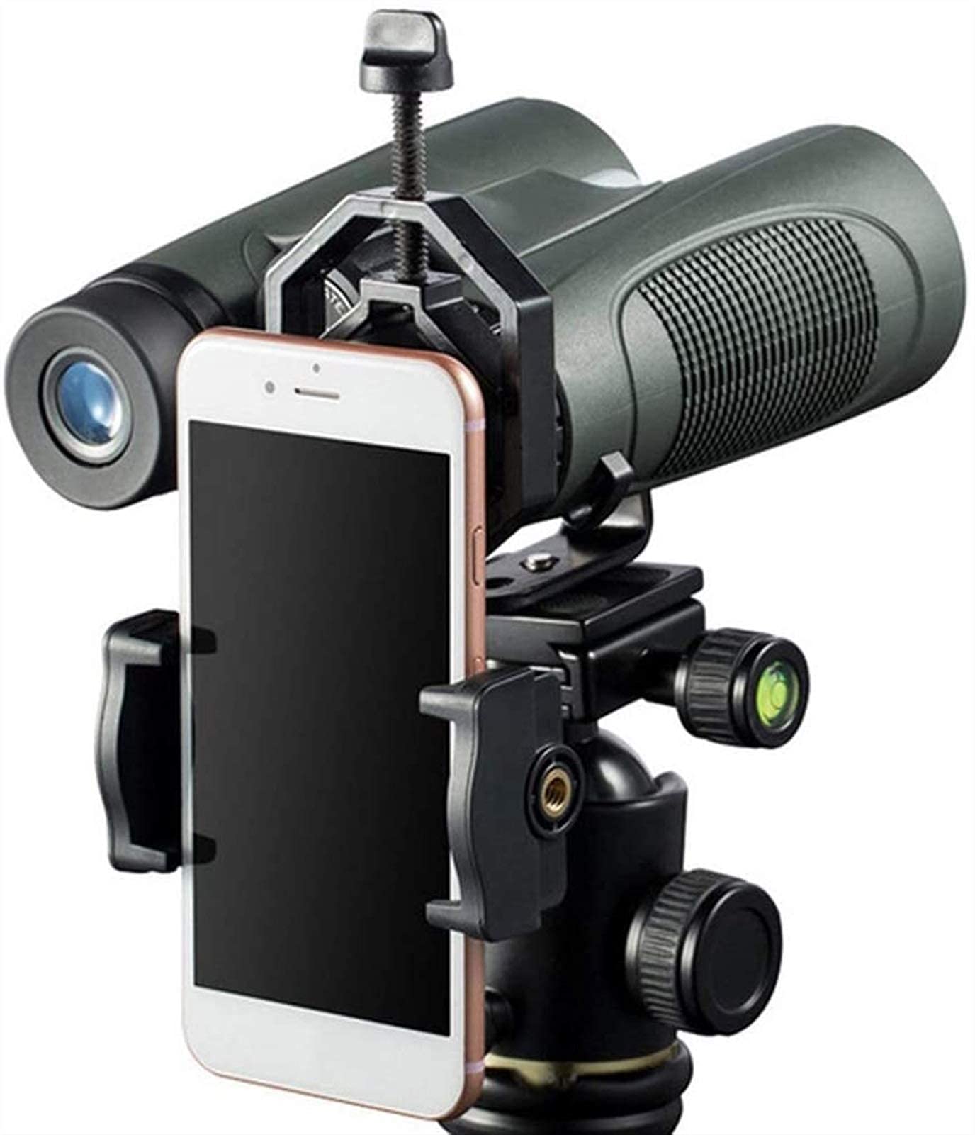 Lornetka 10x42, z dużym okularem BAK-4 Prism FMC i dużym okularem 19 mm, z adapterem do smartfona