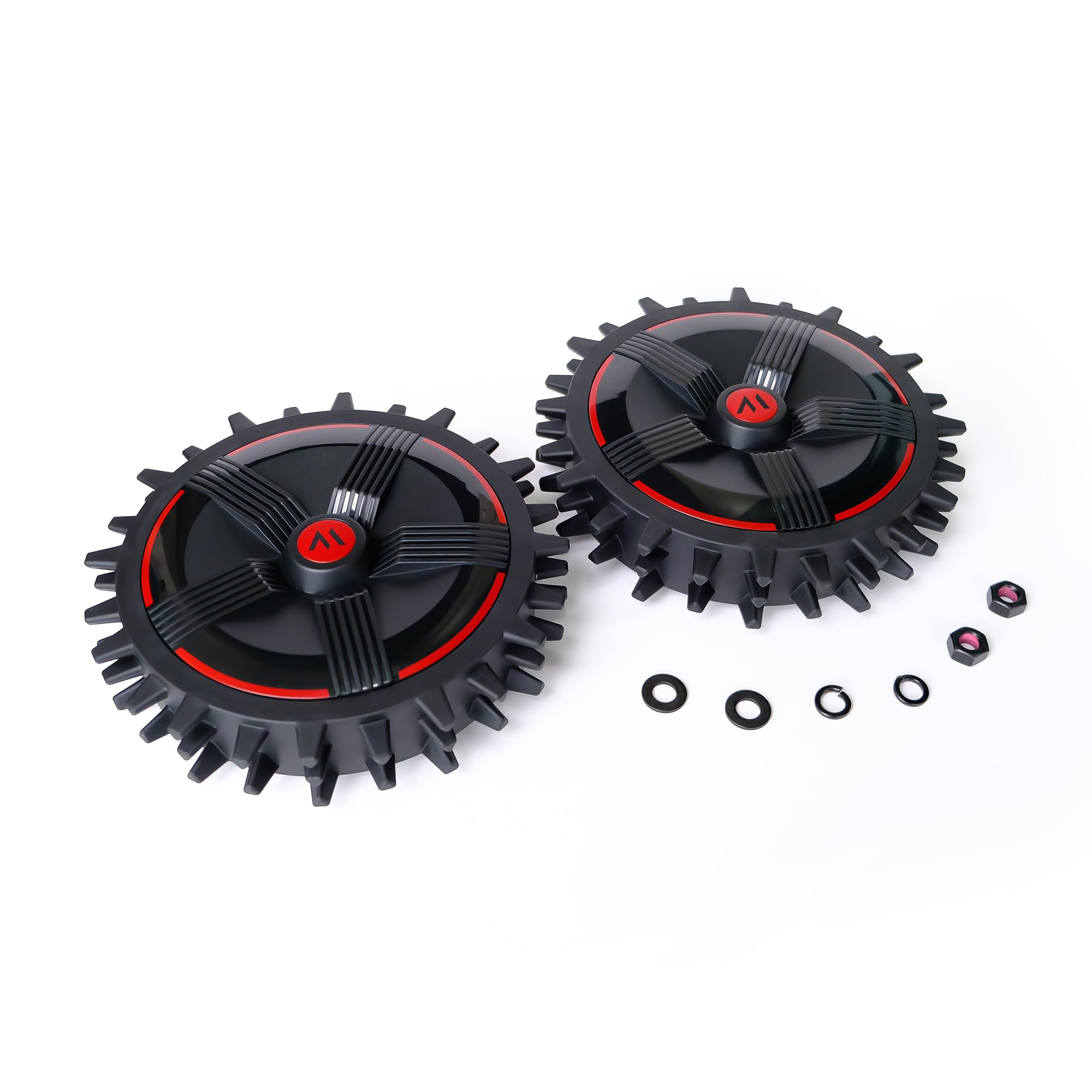 Image secondaire de Roues tout-terrain Mova pour tondeuses à gazon - Durabilité et mobilité améliorées