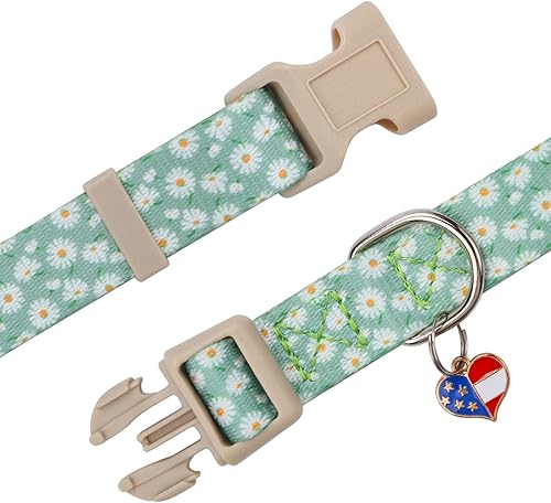 Miniatura 3 de Collar ajustable para perro con patrones, hebilla de liberación rápida, diseño especial lindo collar para mascotas para perros pequeños, medianos y