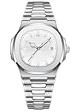 Men Quartz Movement Watch，Waterproof Luminous Men's Watch, Stainless Steel Strap Business Watches