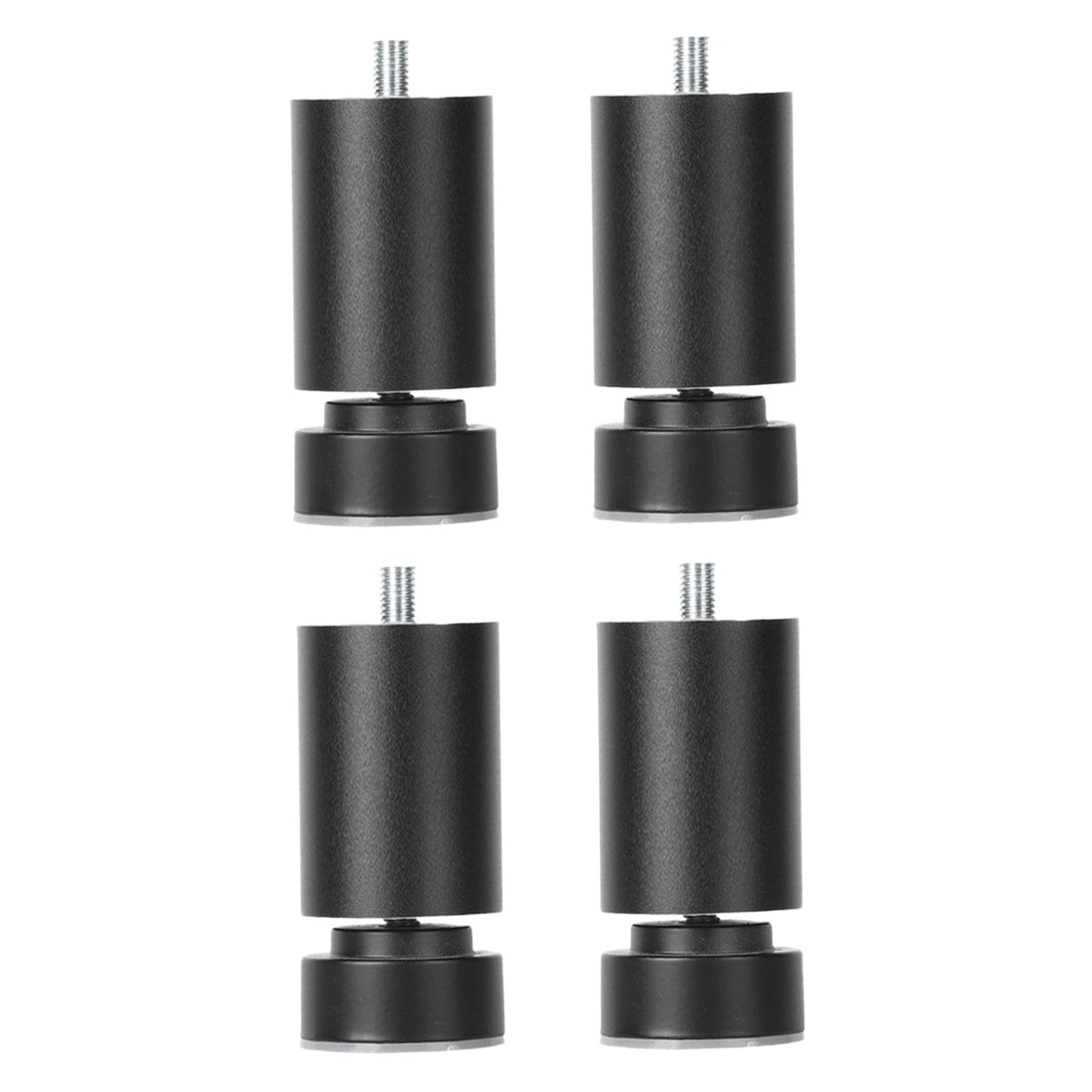 F Fityle de Marco de Cama de Rosca M10, pies de Mesa, Patas de sofá Ajustables M10 de Alta Resistencia, Patas de Muebles de Metal para café, Camas, Negro 15cm