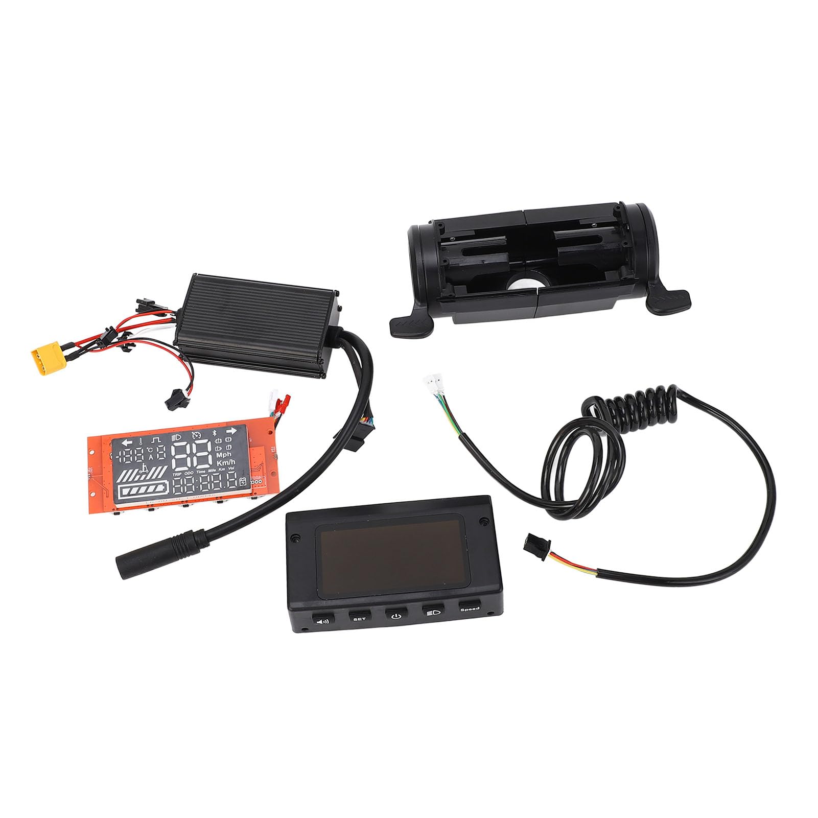 BuyWeek Kit de Controlador de Scooter Eléctrico para KUGOO S1 S2 S3 36V 350W Controlador de Motor con Panel de Tablero