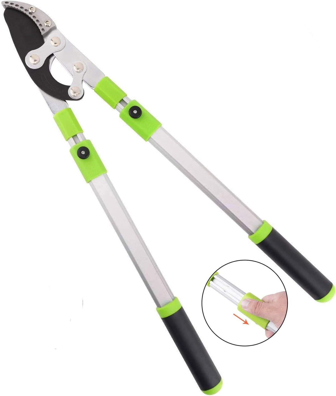 WolfGarten Adjustable Anvil Tree Loppers RCVM Garden & ZMV4 Telescopic