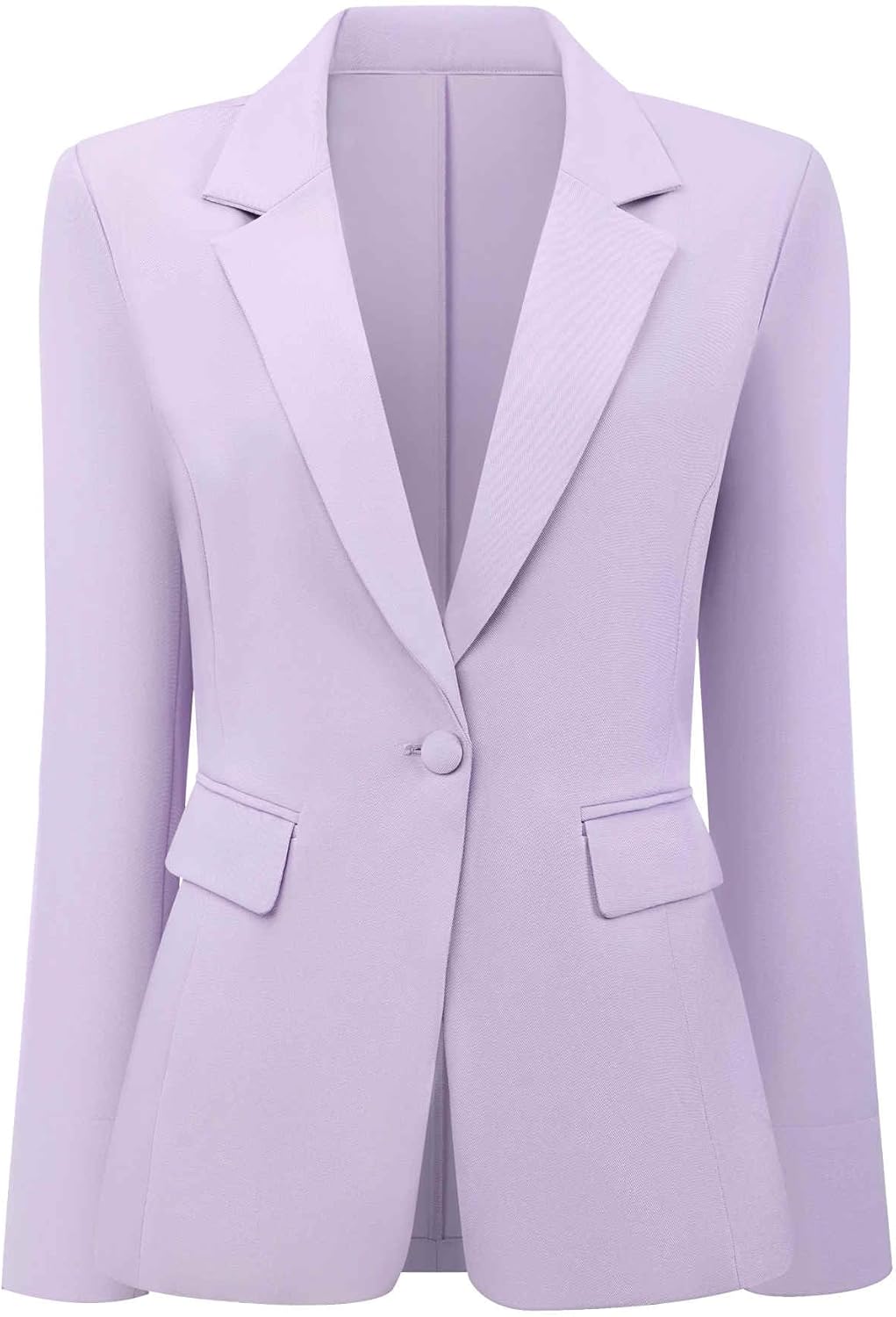 Women's Business Casual Blazer Lapel Collar 3/4 Sleeve 2026 Summer Spring Suit Jacket - Image 2