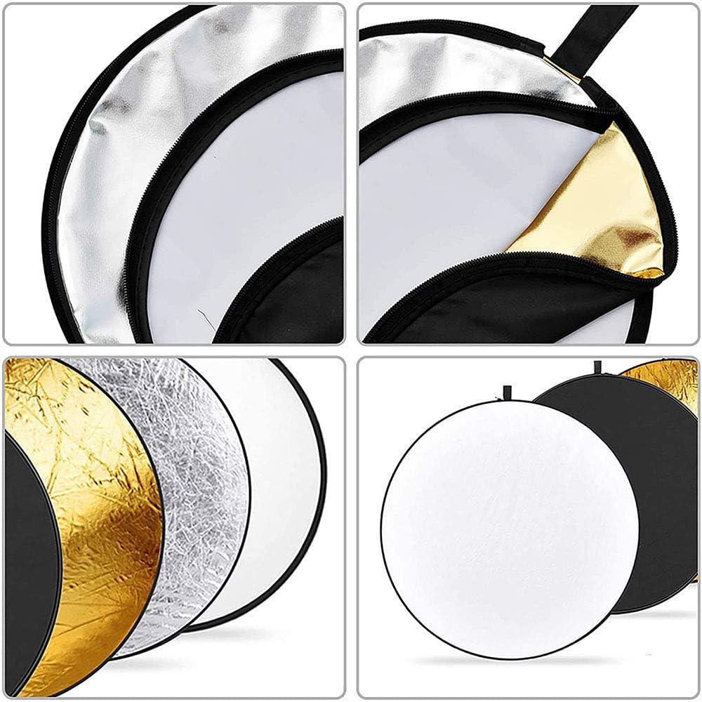 5 in 1 Portable Light Reflector, Photography Reflector, Light Reflector