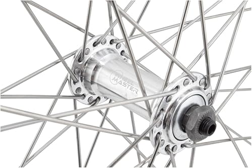 Miniatura 2 de Rueda delantera 27 x 1-14 Llanta de aleación, Plata, 36H, Schrader