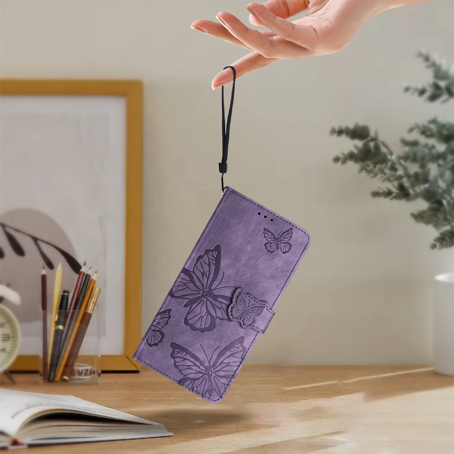 BEENTRYS Cover per Samsung Galaxy S25 / S24 Pelle Portafoglio Cover