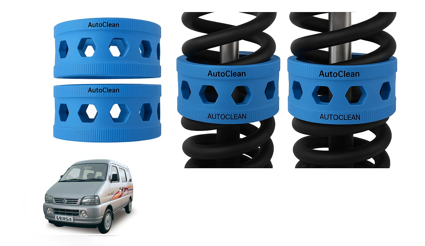 Autoclean Front Coil Spring Rubber Buffer Kit for Versa | Size C | Increases Car Height, Shock Absorber & Suspension Stabilizer Cushioner-picture-26
