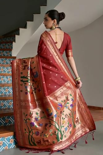 Veglari gold kanjivaram silk saree – image 5