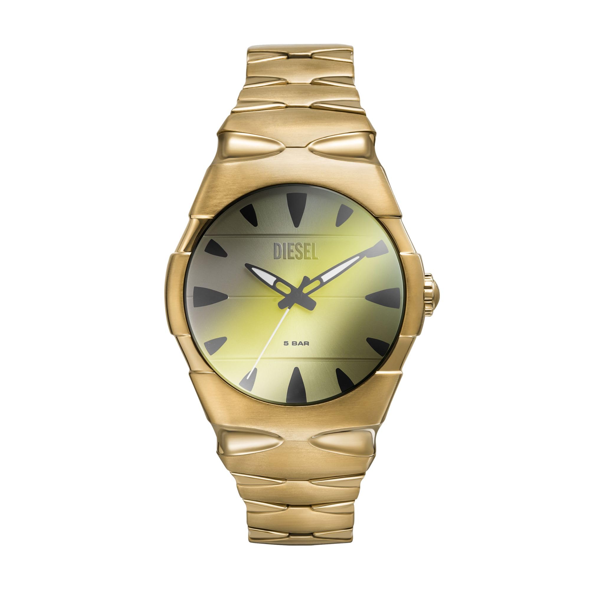 Diesel Stainless Steel Analog White Dial Men's Watch-Dz2214