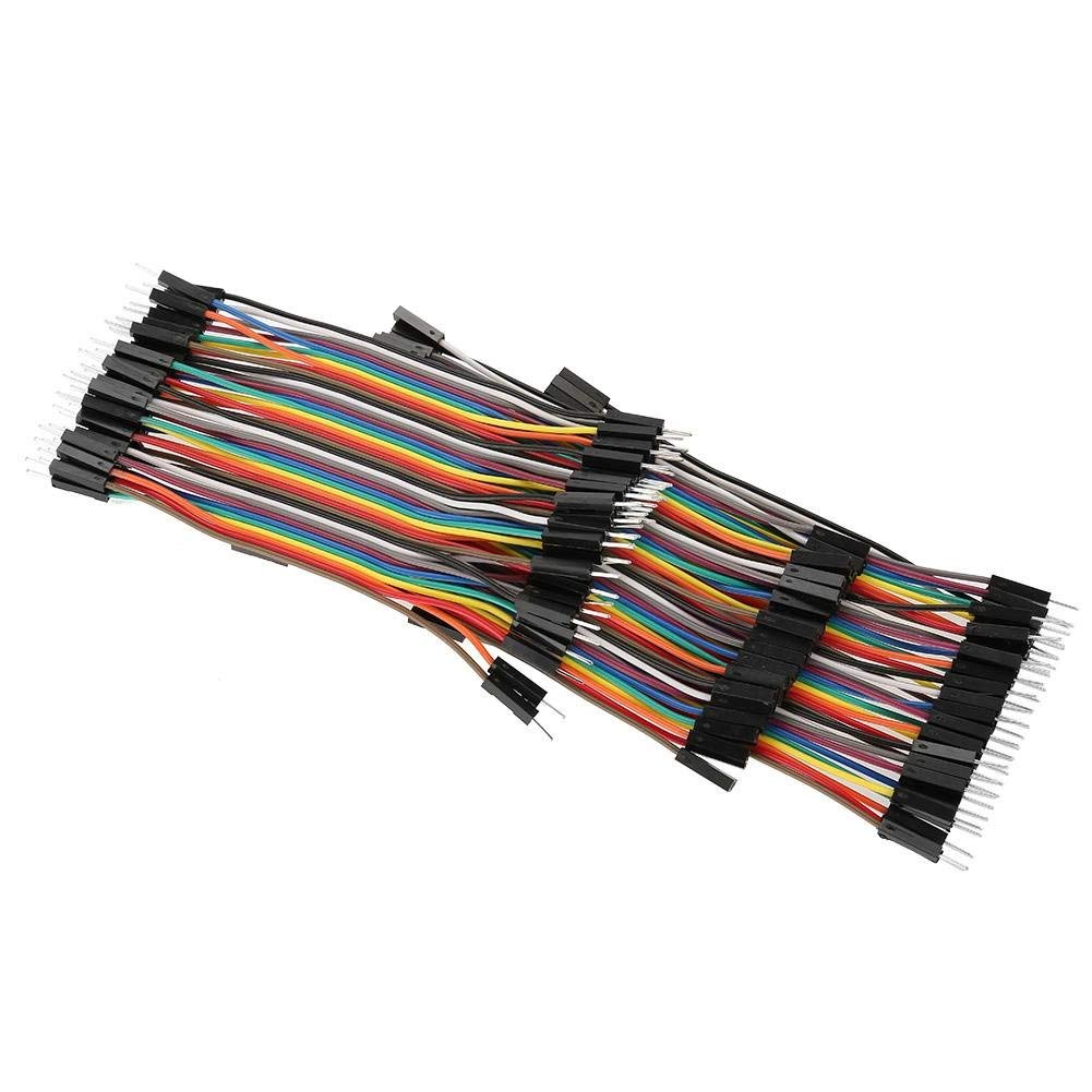 Fdit Cavetti Jumper 120pcs Kit per Breadboard, 40 Pin M/M M/F F/F