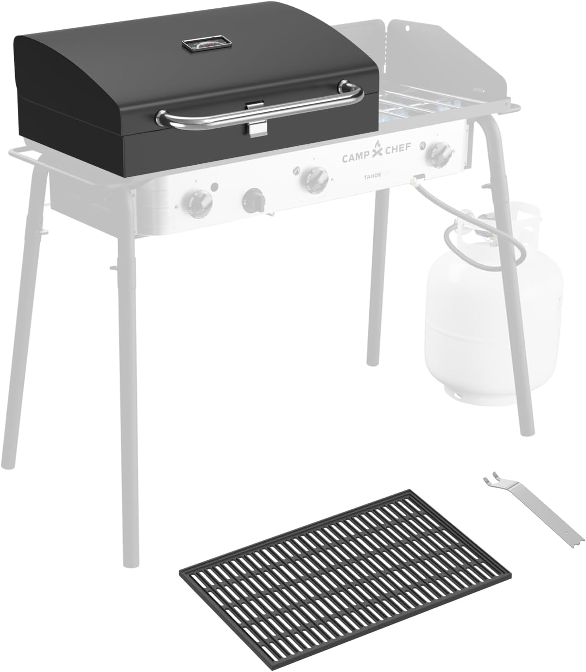 KEESHA 24 x 16 Deluxe Outdoor BBQ Grill Box, Fit All Camp Chef 16" Cooking Systems, Perfect for 2 Burner Accessories, Compatible With Original Part Number BB90L, for TB90LW