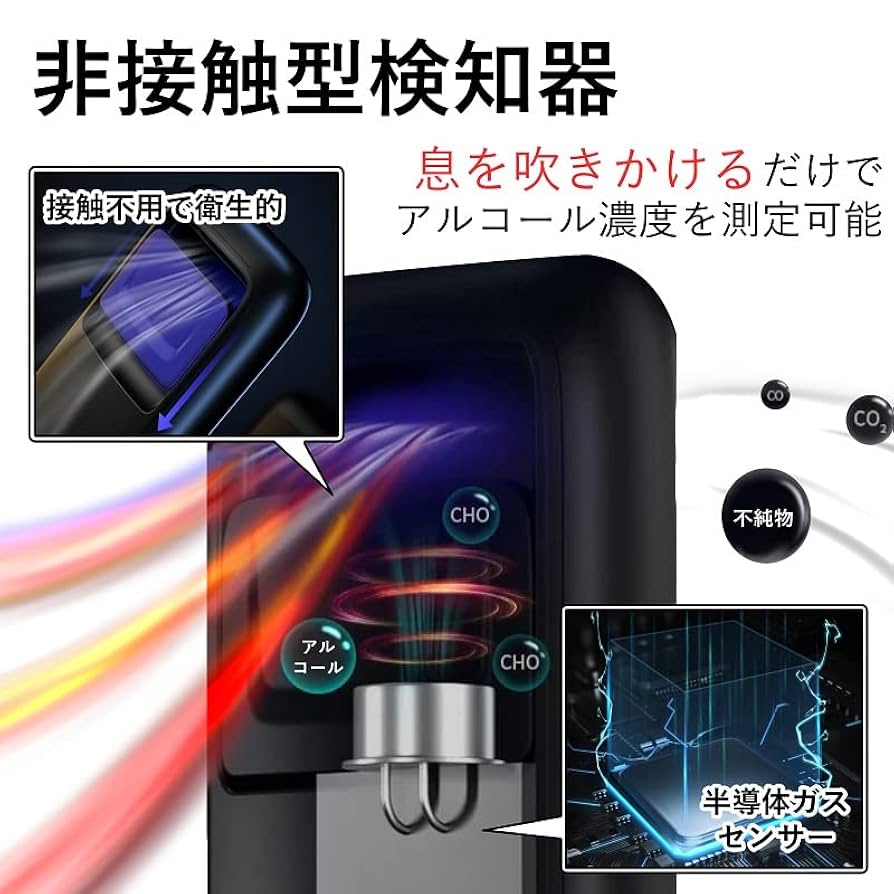 Amazon | アルコールチェッカー 業務用 アルコール検知器 測定器