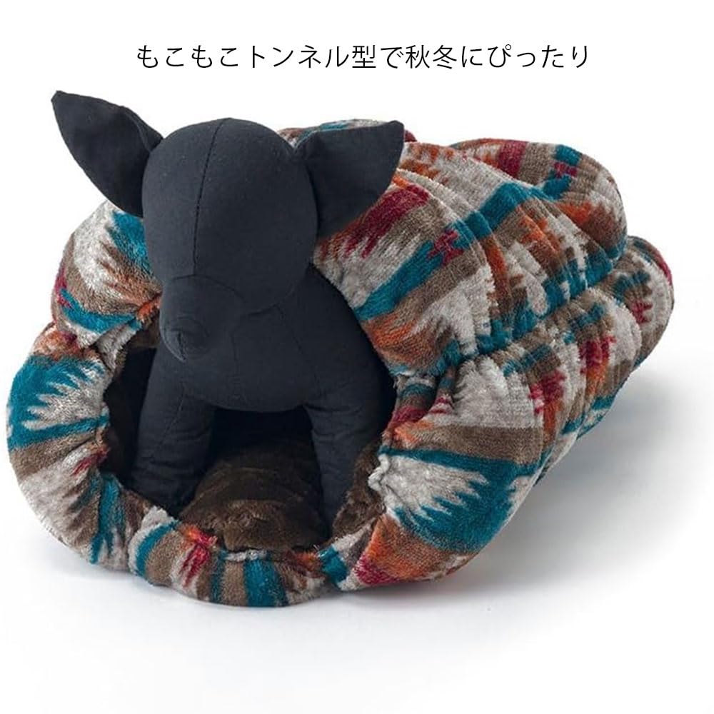 Amazon | カインズ(CAINZ) ペットベッド もこもこトンネル 幅38cm 奥行
