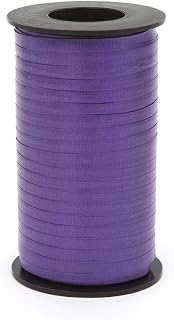 1 09 Splendorette Crimped Curling Ribbon, 3/16-Inch Wide by 500-Yard Spool, Purple