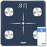 Vitafit Smart Scale for Body Weight, High Accuracy 0.1lb by Our Professional Factory Since 2001, Weight Scale App Sync 13 Body Composition with BMI, Body Fat and Muscle, 400lb, LED, Space Light