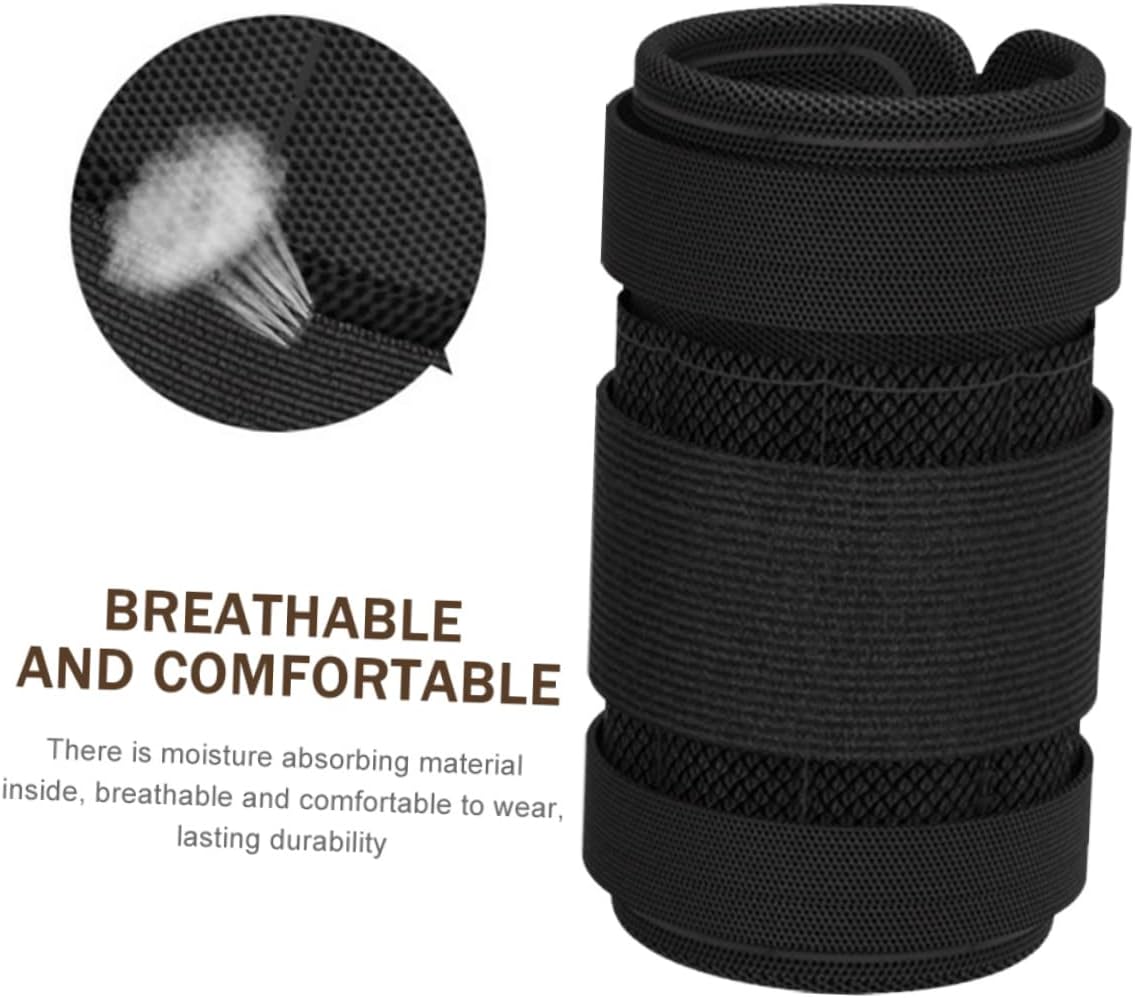 HANABASS Adjustable Ankle Weights with Steel Plate for Running Fitness Training Pair Each Breathable Non-slip Material for Strengthening Legs and Toning Muscles