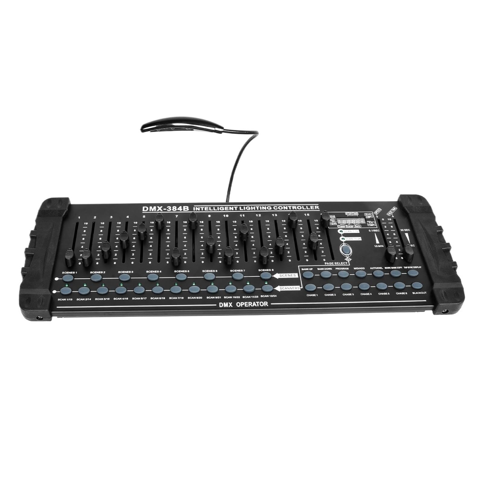 DMX Controller, 348CH DMX512 Controller Intellint Lighting, DMX Operator for Sta Lights Live Concerts KTV DJ Club