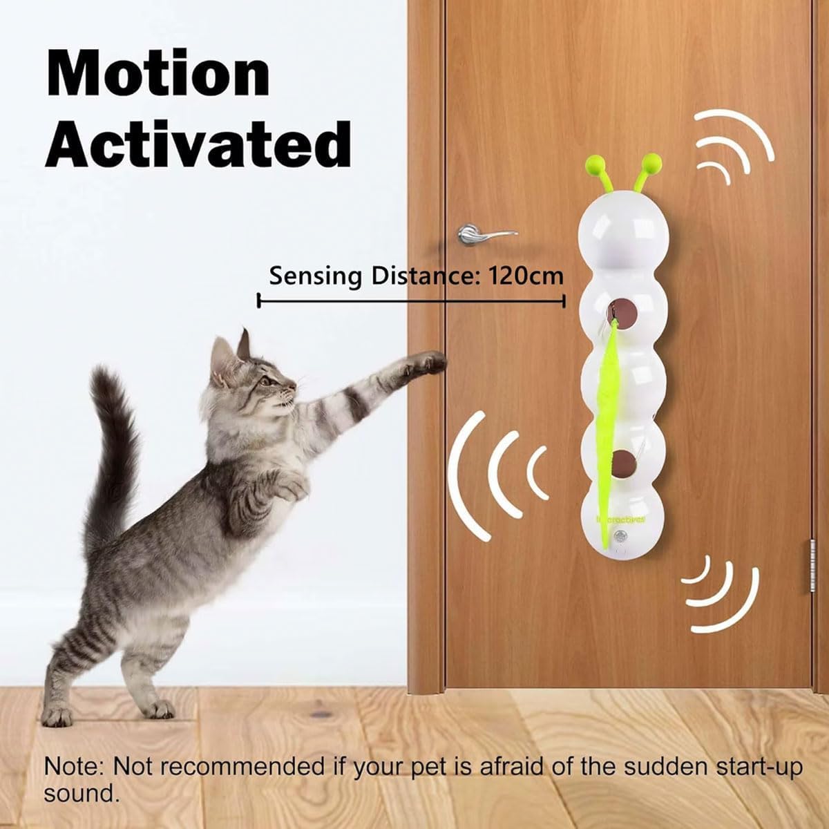 Juguete inteligente interactivo para gatos de interior, juguetes de insectos que se mueven automáticamente, juguetes de movimiento realista para mascotas, juguetes para jugar ejercicio, paquete de 2