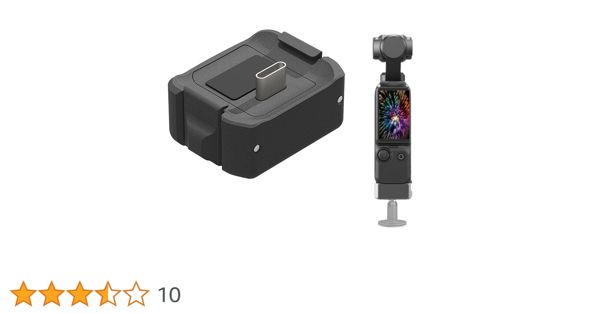 SMOVE ポケット スタブライザーモバイルバッテリーDJI OSMO Amazon | For DJI OSMO POCKET 3 充電ベース アダプターマウント