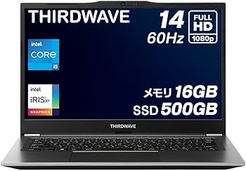 Amazon.co.jp: ノートPC パソコン THIRDWAVE F-14RP5 メモリ16GB