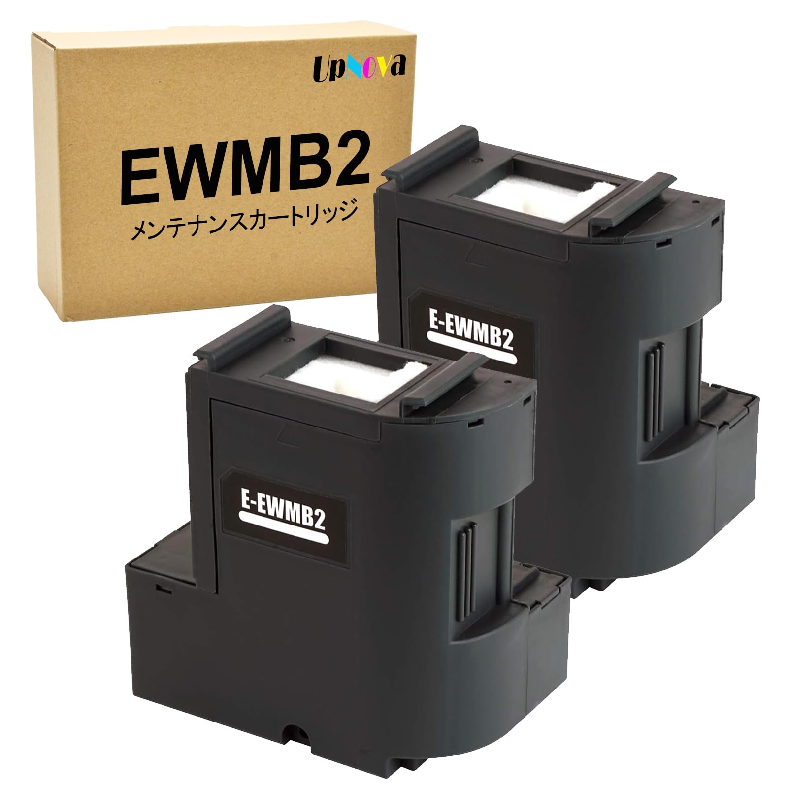 EW-M630TW メンテナンスボックス交換済み　印刷枚数約1480枚 エプソン EWMB2 EPSON メンテナンスボックス E-04D1 互換 3個