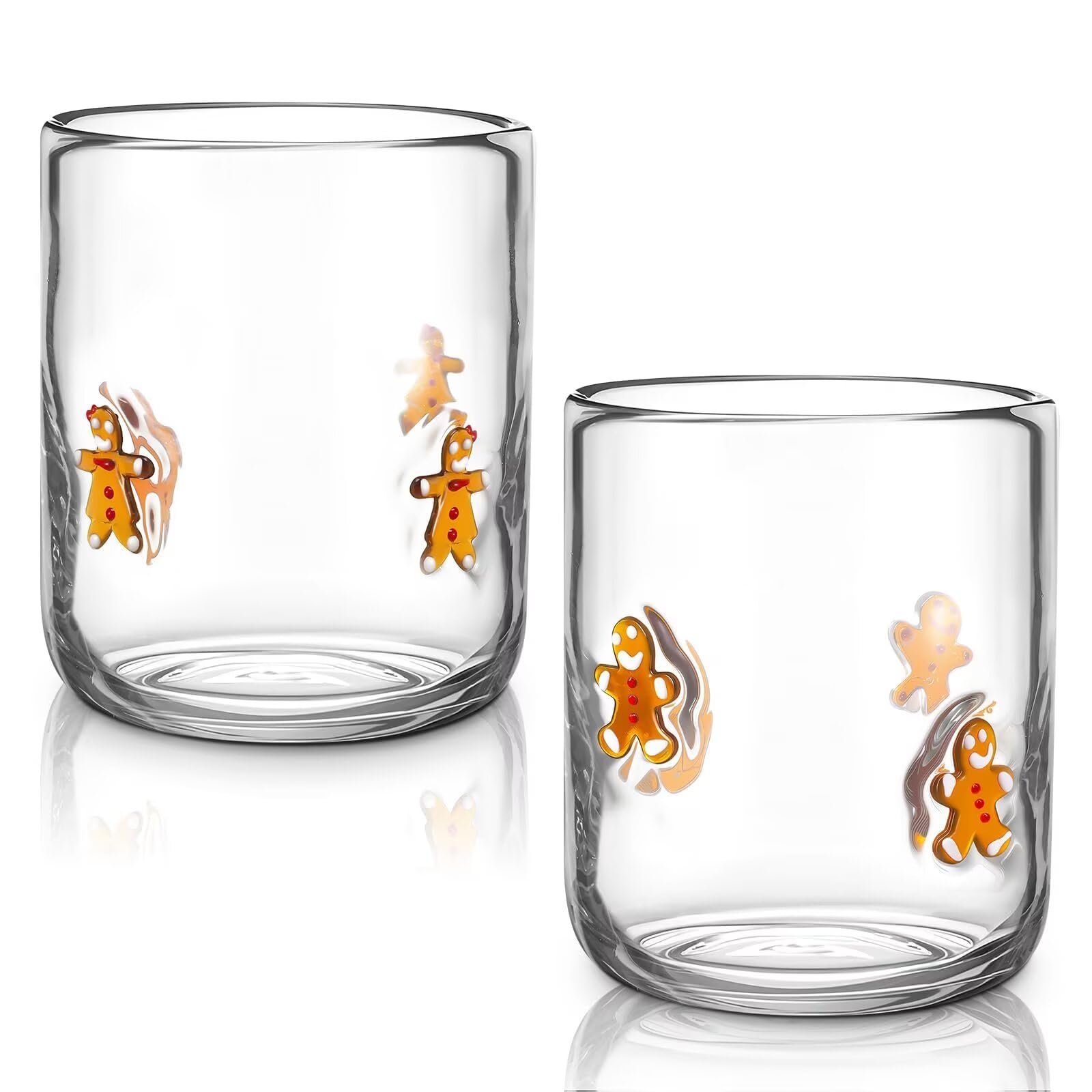 Verres pain d'épices de Noël 450ml parfaits pour vos tables de fêtes en famille