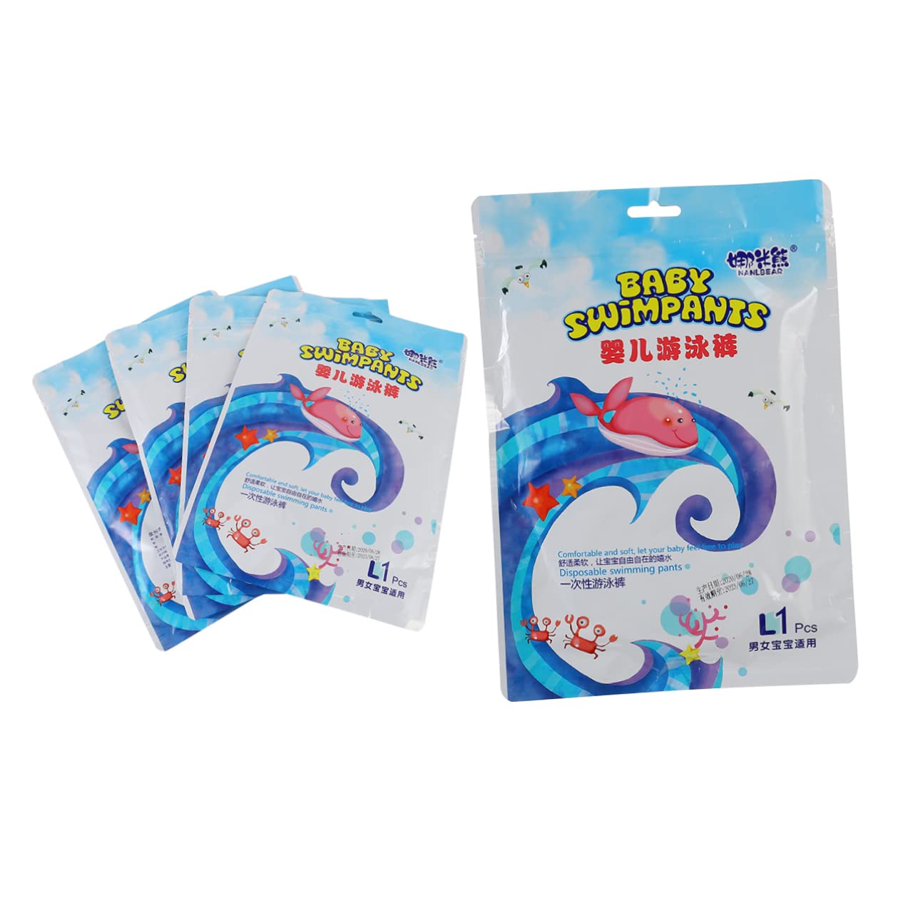 BESTonZON 15 Piezas Nadar Pañal Recién Nacido Pañal De Natación Reutilizable Bañador De Bebe Bañadores De Bebe Pañal De Pantalones Antifugas Desechable Bebé