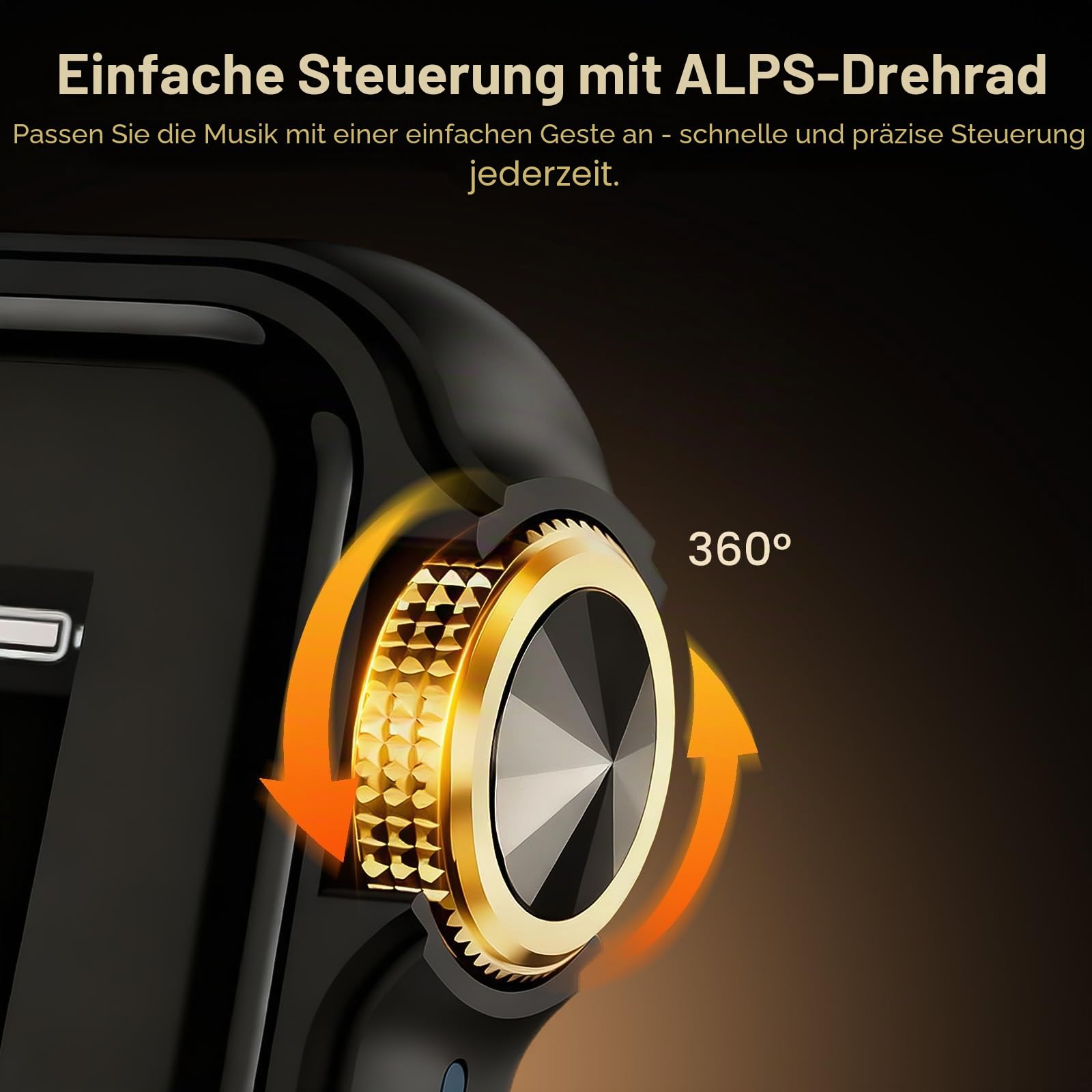 HIFI WALKER H2 Mini MP3 Player Bluetooth mit Hi-Res Audio, ESS9218 DAC, aptX/LDAC/UAT, Tragbarer Musikplayer mit Clip, Touchscreen, 64GB Speicher, Unterstützt bis zu 512GB,Schwarz