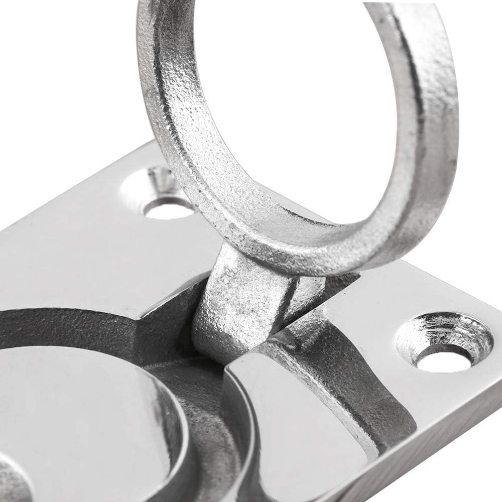 Stainless Steel Recessed Flush Ring Pull Handles with Mounting Hardware